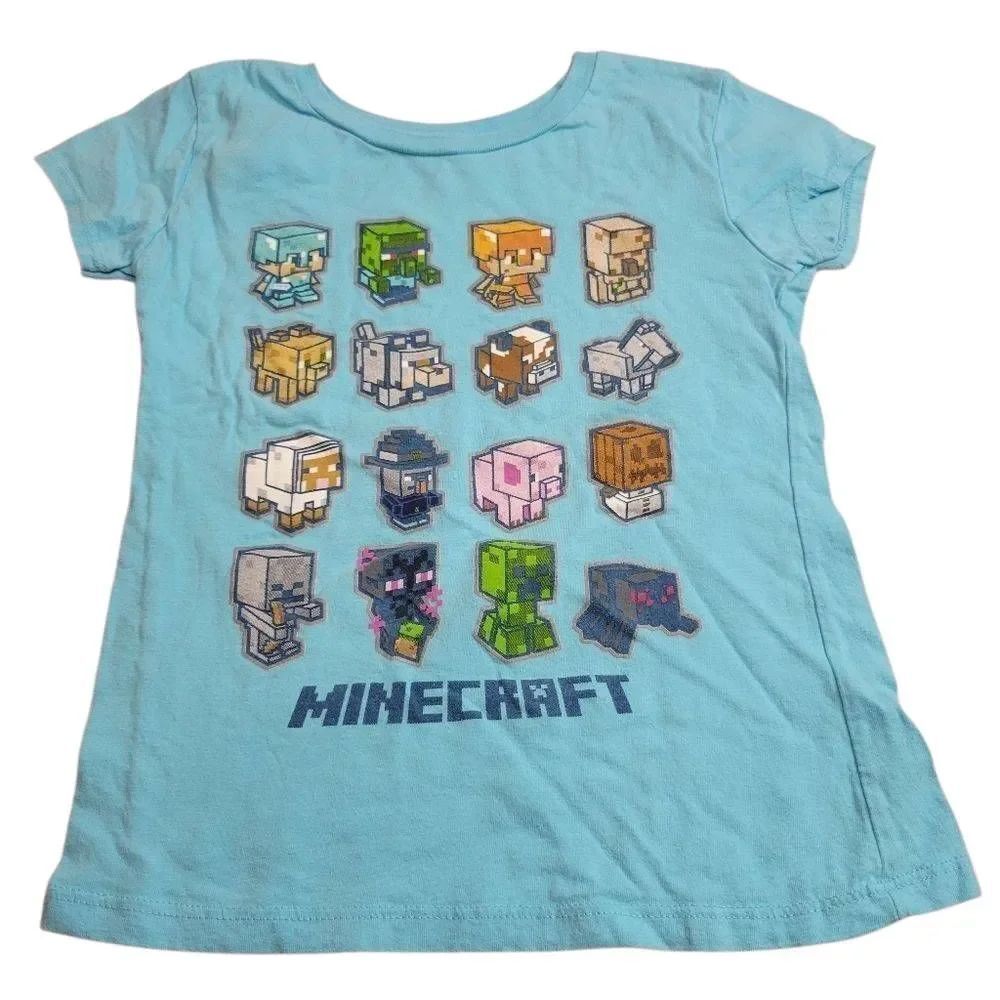Minecraft shirt 6/6x